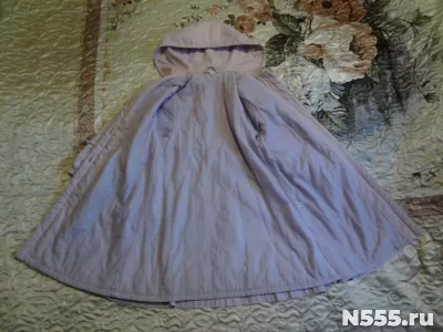 Пальто детское демисезонное на девочку 7-8 лет фото 2