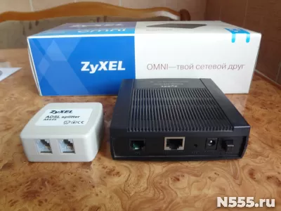 Модем ADSL2+ с портом Ethernet фирмы ZyXEL фото 1